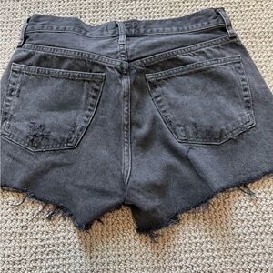 Agolde Charcoal Jean Shorts